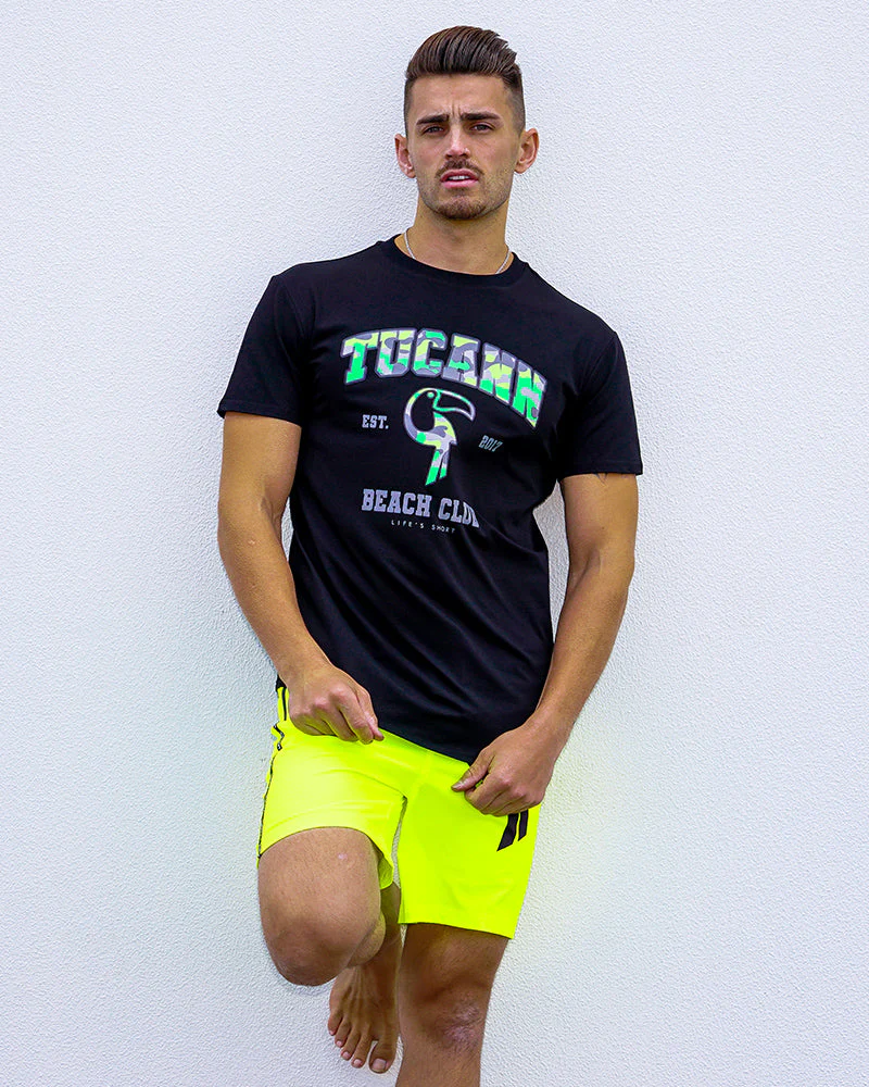 Tucann Beach Club T-Shirt - Black - Image 5