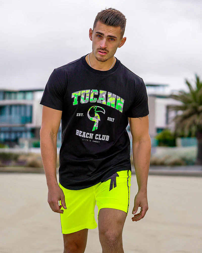 Tucann Beach Club T-Shirt - Black - Image 7