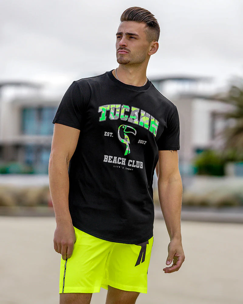 Tucann Beach Club T-Shirt - Black - Image 9
