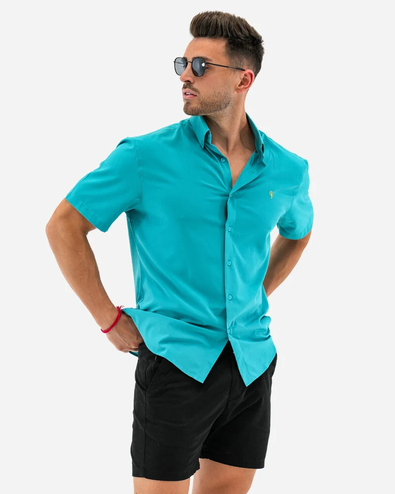 Lux Shirt - Teal - Image 3