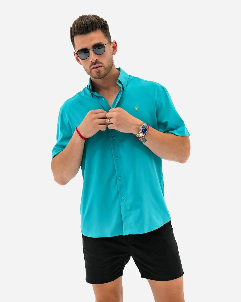 Lux Shirt - Teal - Image 4