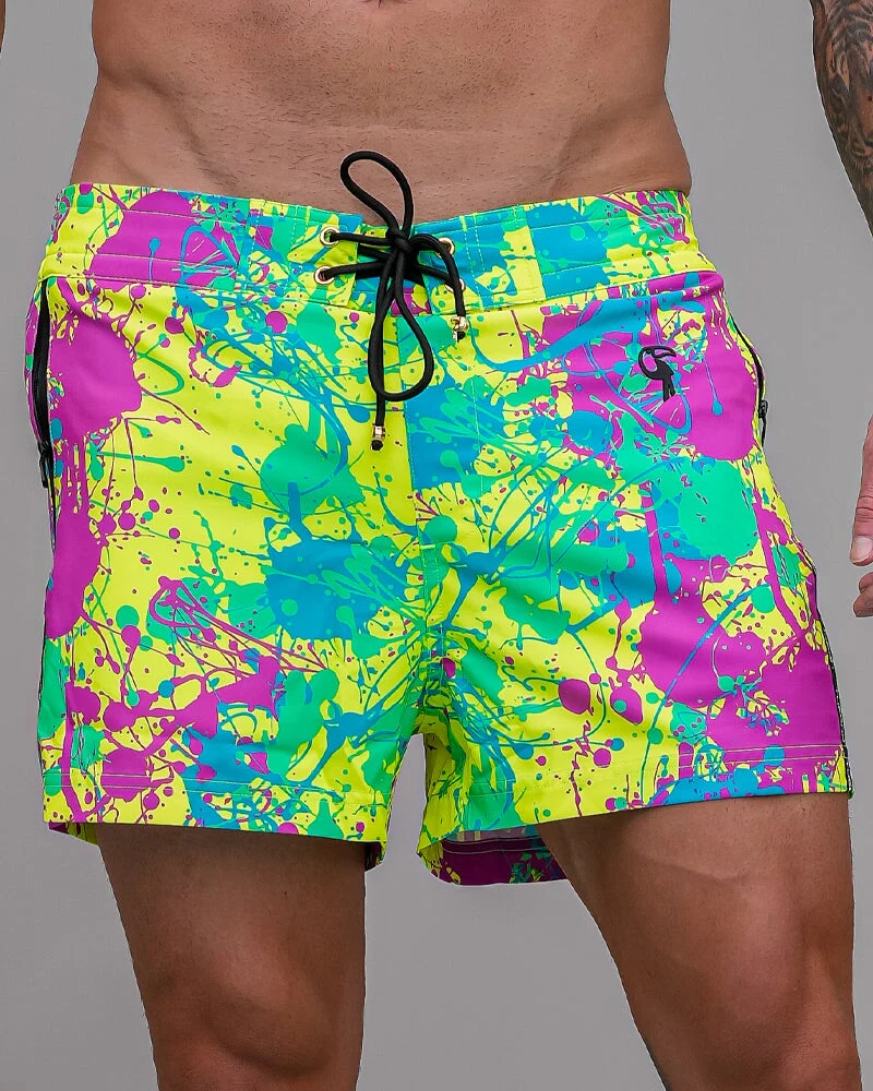 Wild Splatter Lime - 3"